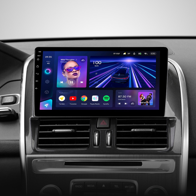 Android head unit Teyes CC3 4+32 Gb Volvo XC60 I 1 (A) 2008-2013 9" (L1)
