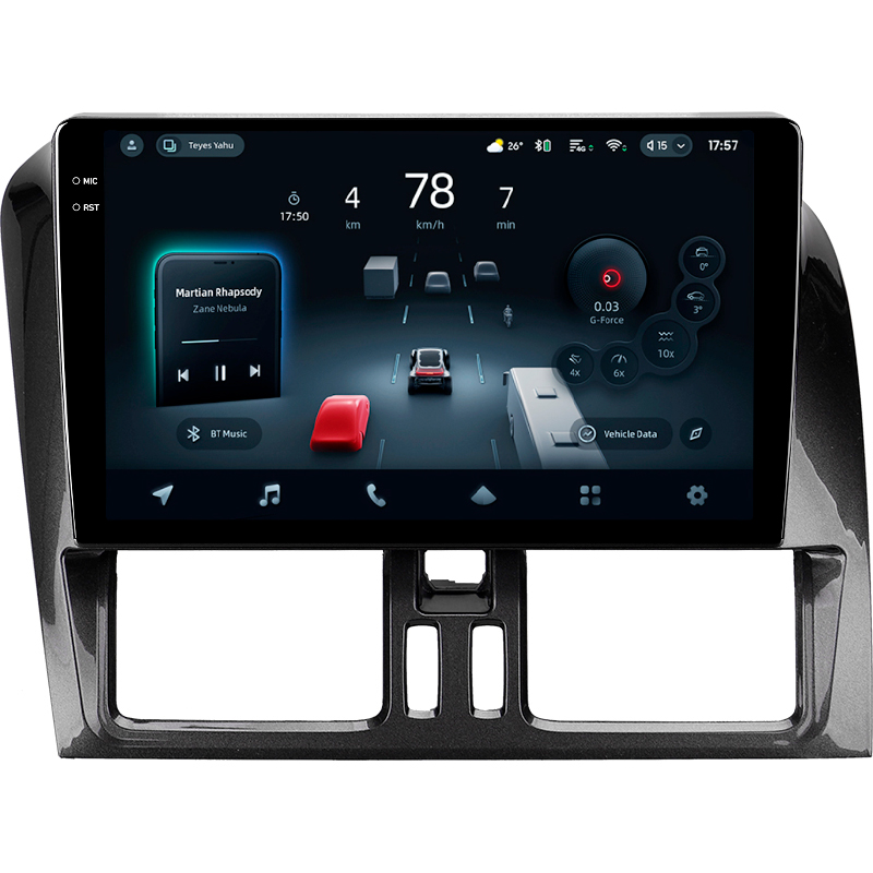 Android head unit Teyes CC4 Pro 8+128 Gb Volvo XC60 I 1 (B) 2013-2017 9" 2k (L2)