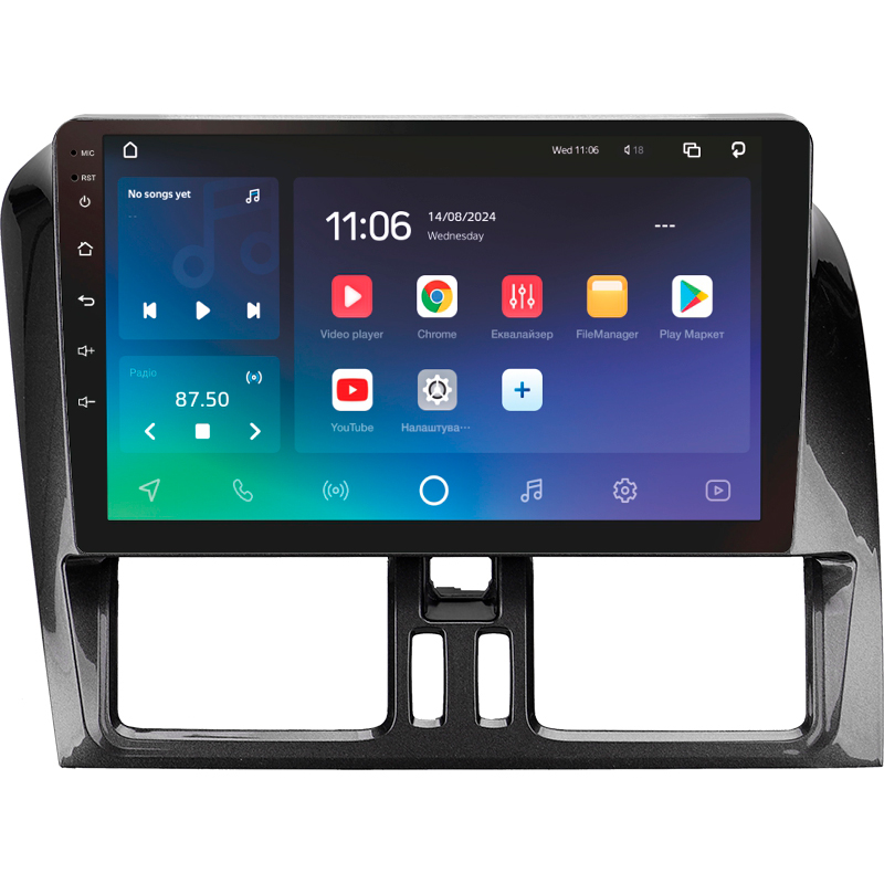 Android head unit SIGMA X9464 ANDROID 10 4+64 Gb 4G DSP Volvo XC60 I 1 (B) 2013-2017 9" (L2)