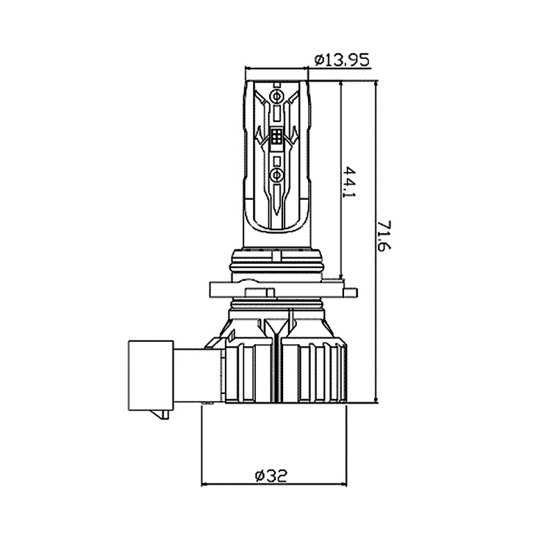 LED bulb SIGMA E2 HB3/HB4