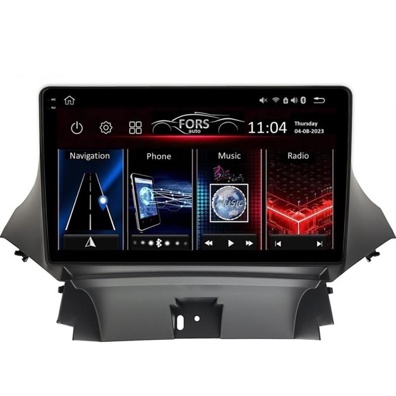 Android head unit FORS.auto FS 4 PRO (2K) for Chevrolet Orlando (4+64Gb, 9") 2009-2012