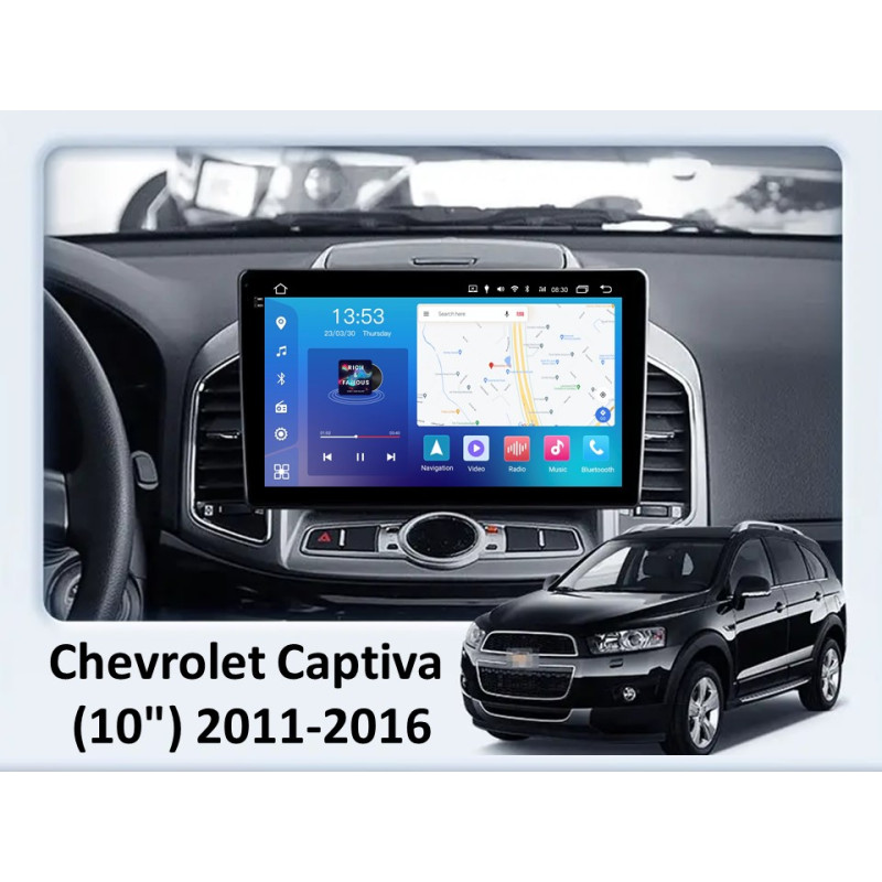 Android head unit FORS.auto FS 8 PRO MAX for Chevrolet Captiva (8+256Gb, 10") 2011-2016