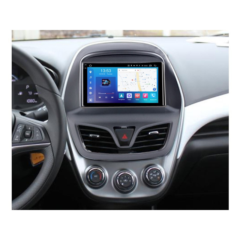 Android head unit FORS.auto FS 4 PRO (2K) for Daewoo Matiz/Chevrolet Spark/Beat (4+64Gb, 9") 2015-2018