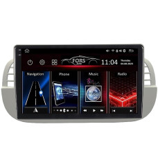 Android head unit FORS.auto FS 4 PRO (2K) for Fiat 500 (4+64Gb, 9") 2007-2015