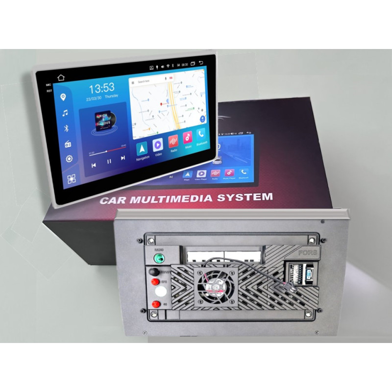 Android head unit FORS.auto FS 6 PRO MAX for Ford Fusion (6+128Gb, 10", grey) 2009-2012