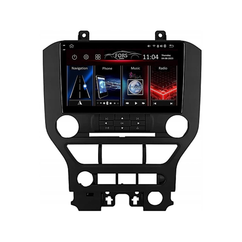 Android head unit FORS.auto FS 6 PRO MAX for Ford Mustang (6+128Gb, 9", LHD, Low-end) 2015-2019