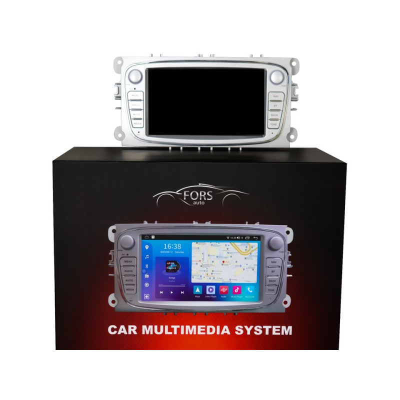 Stacja radiowo-telewizyjna FORS.auto FS 4 PRO-FDSO do Ford Focus/Mondeo/S-Max/C-Max/Kuga/Fiesta/Fusion (4+64GB, 7