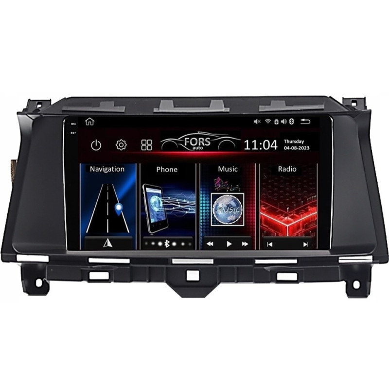 Magetófono de fábrica FORS.auto FS 4 PRO (2K) para Honda Accord 8 América (4+64Gb, 9