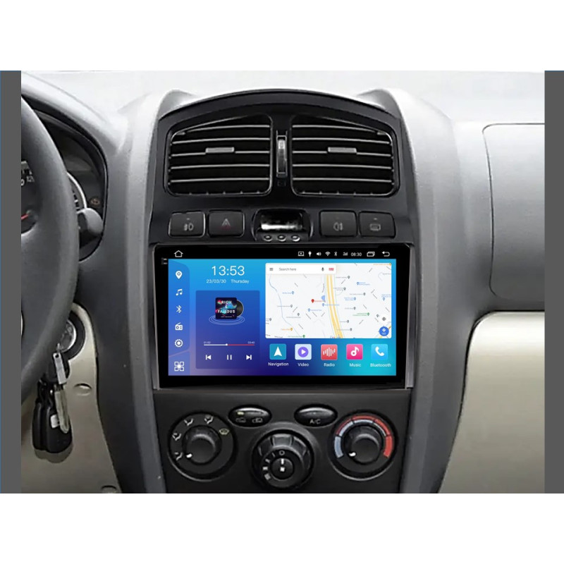 Android head unit FORS.auto FS 8 PRO MAX for Hyundai Santa Fe (8+256Gb, 9") 2000-2006