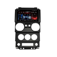 Android head unit FORS.auto FS 6 PRO MAX for Jeep Wrangler Rubicon (6+128Gb, 9", 2 doors) 2008-2010