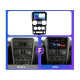 Android head unit FORS.auto FS 6 PRO MAX for Jeep Wrangler Rubicon (6+128Gb, 9", 4 doors) 2008-2010