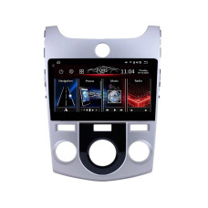 Android head unit FORS.auto FS 8 PRO MAX for Kia Forte/Cerato (8+256Gb, 9", Manual AC) 2008-2012