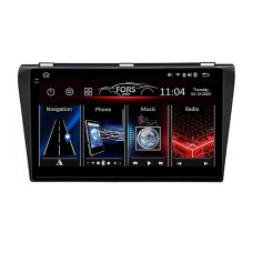 Android head unit FORS.auto FS 6 PRO MAX for Mazda 3 (6+128Gb, 9") 2004-2008
