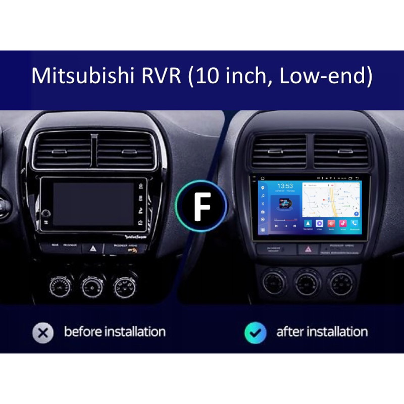 Odtwarzacz multimedialny FORS.auto FS 4 PRO (2K) do Mitsubishi ASX RVR (4+64GB, 10