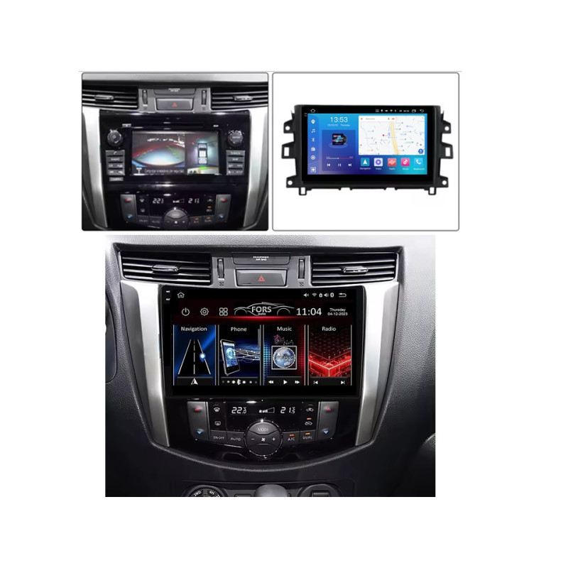 Android head unit FORS.auto FS 8 PRO MAX for Nissan Navara (8+256Gb, 10") 2011-2016