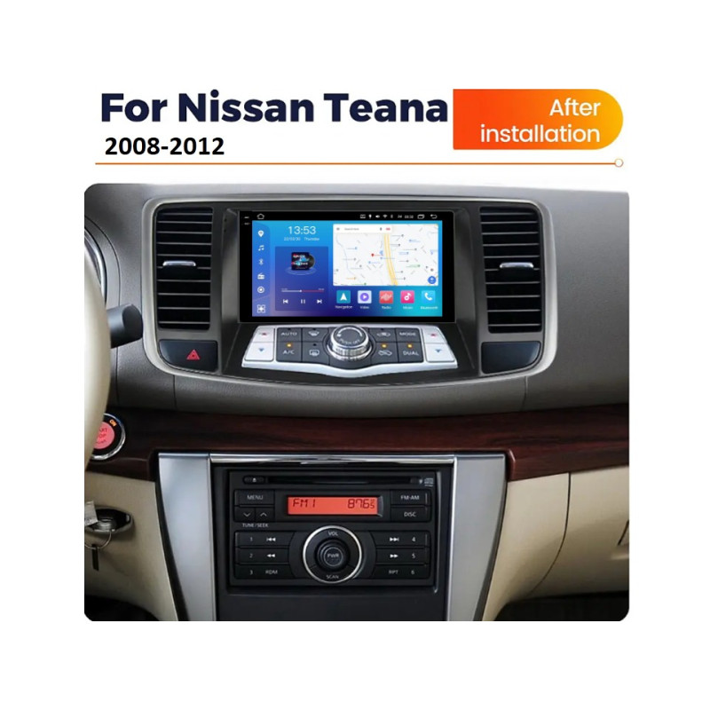 Stacja radiowa FORS.auto FS 4 PRO (2K) dla Nissan Teany (4+64GB, 9