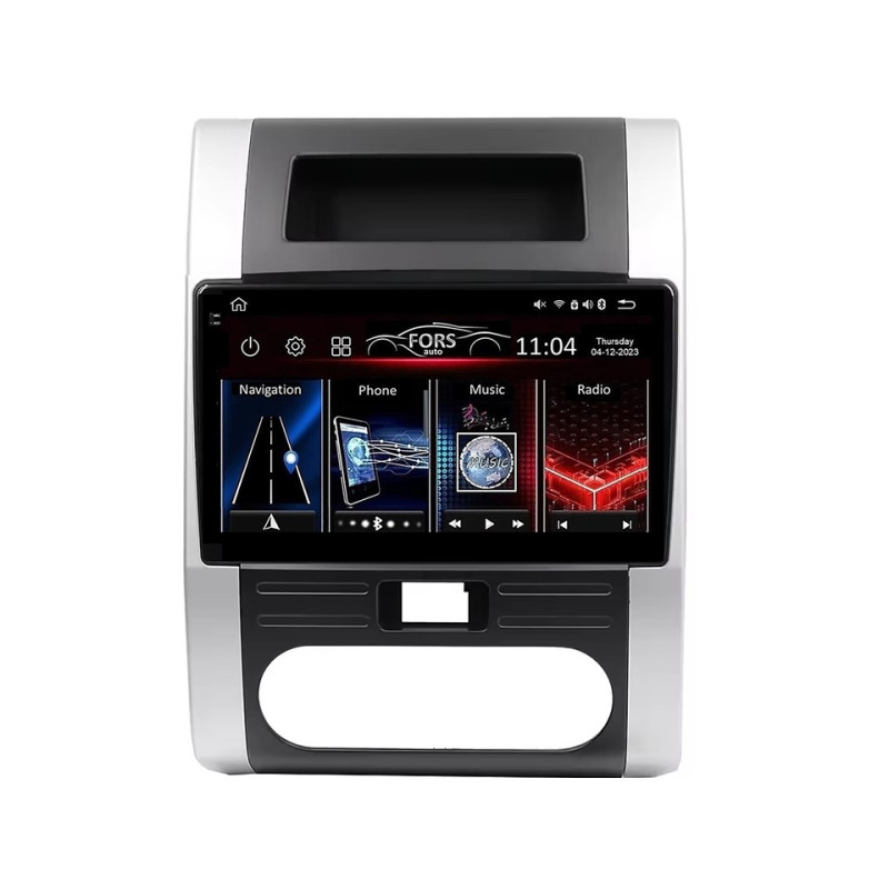 Android head unit FORS.auto FS 4 PRO (2K) for Nissan X-Trail (4+64Gb, 10") 2007-2014