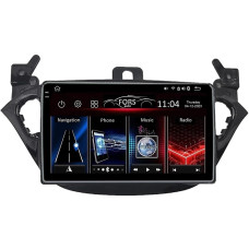 Android head unit FORS.auto FS 4 PRO (2K) for Opel Adam/Corsa (E) (4+64Gb, 9") 2013+