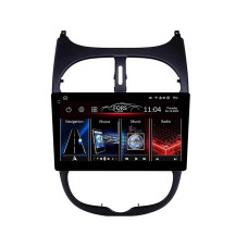 Android head unit FORS.auto FS 6 PRO MAX for Peugeot 206 (6+128Gb, 9") 2000-2016
