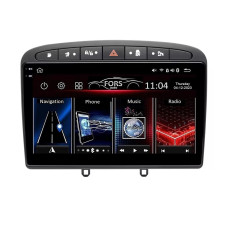Android head unit FORS.auto FS 6 PRO MAX for Peugeot 308/408 (6+128Gb, 9", Grey) 2007-2013