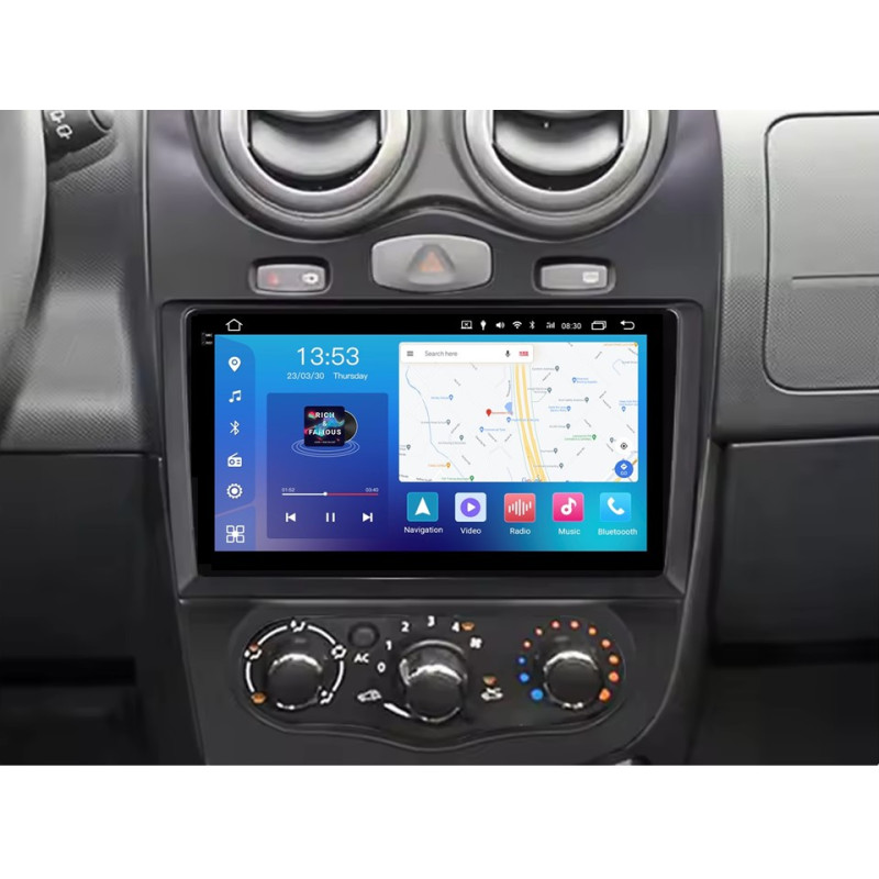 Android head unit FORS.auto FS 6 PRO MAX for Renault Sandero (6+128Gb, 10") 2013-2014