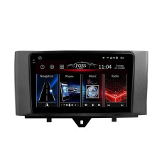 Android head unit FORS.auto FS 4 PRO (2K) for Smart Fortwo (4+64Gb, 9") 2011-2015