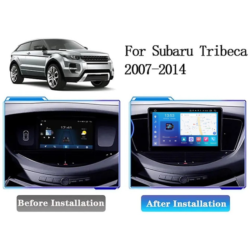 Android head unit FORS.auto FS 6 PRO MAX for Subaru Tribeca (6+128Gb, 9") 2007-2014