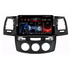 Android head unit FORS.auto FS 6 PRO MAX for Toyota Fortuner/Vigo/Hilux (6+128Gb, 9", Manual AC, black) 2007-2014