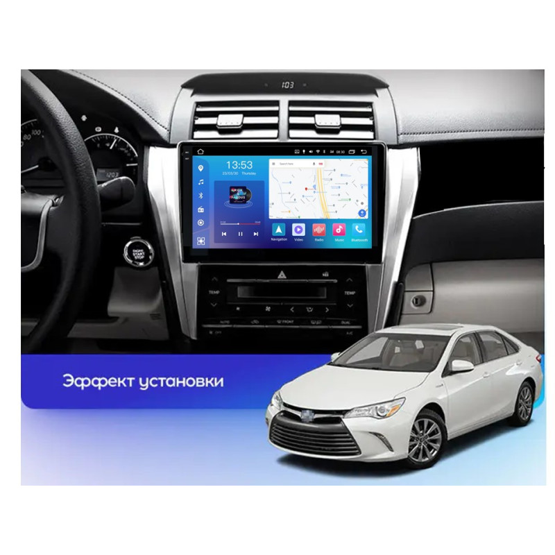 Android head unit FORS.auto FS 8 PRO MAX for Toyota Camry (8+256Gb, 10") 2012-2014