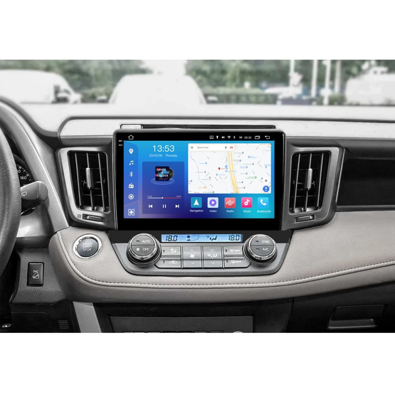 Android head unit FORS.auto FS 4 PRO (2K) for Toyota RAV4 (4+64Gb, 10") 2013-2017