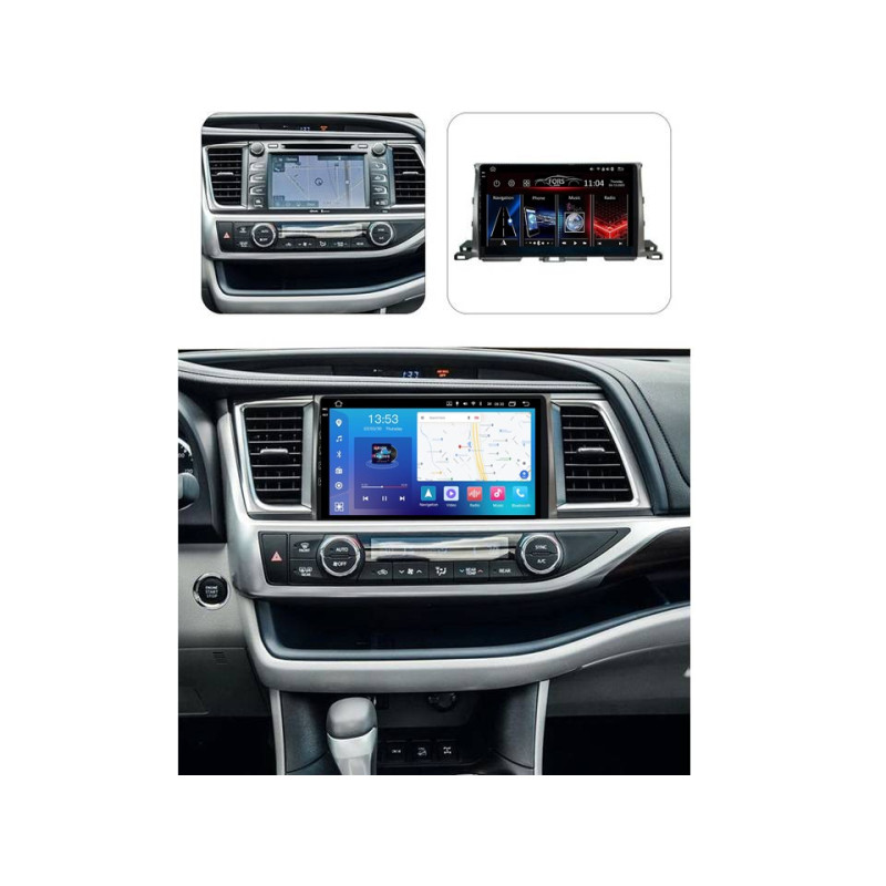 Android head unit FORS.auto FS 4 PRO (2K) for Toyota Highlander (4+64Gb, 10") 2015-2020