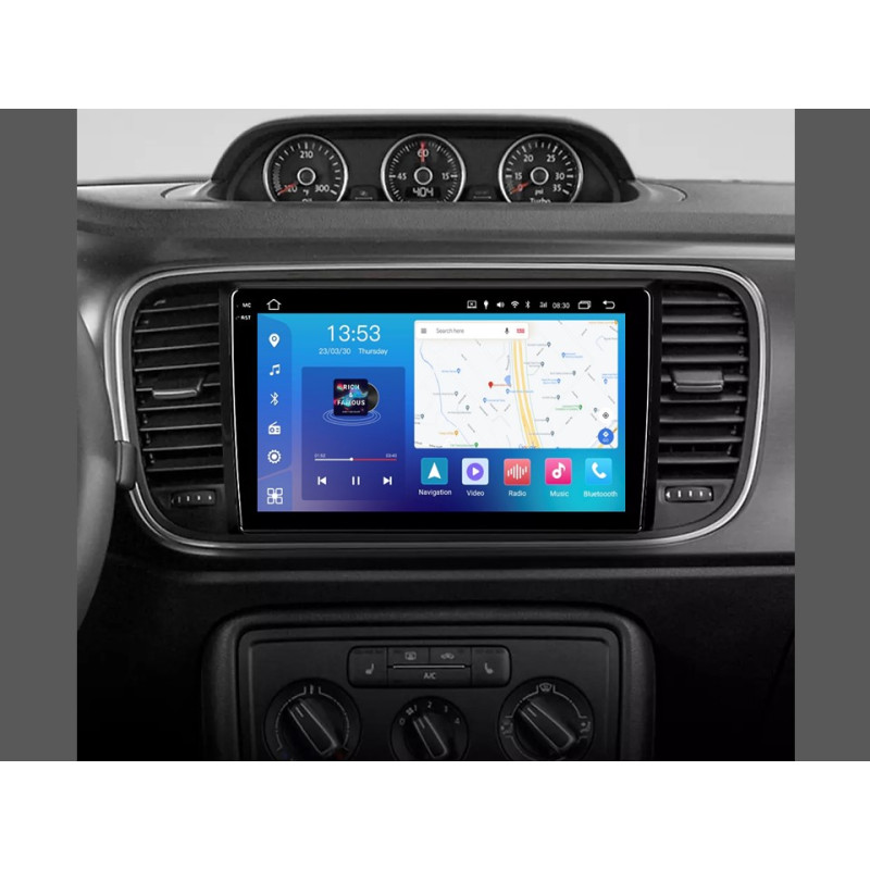 Android head unit FORS.auto FS 8 PRO MAX for Volkswagen Beetle (8+256Gb, 9") 2012-2018