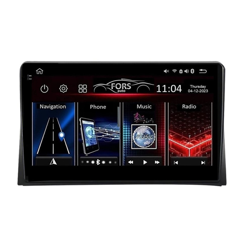 Android head unit FORS.auto FS 8 PRO MAX for Volkswagen Multivan (8+256Gb, 9") 2008-2015