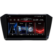Android head unit FORS.auto FS 4 PRO (2K) for Volkswagen Passat B8 (4+64Gb, 10") 2014-2019