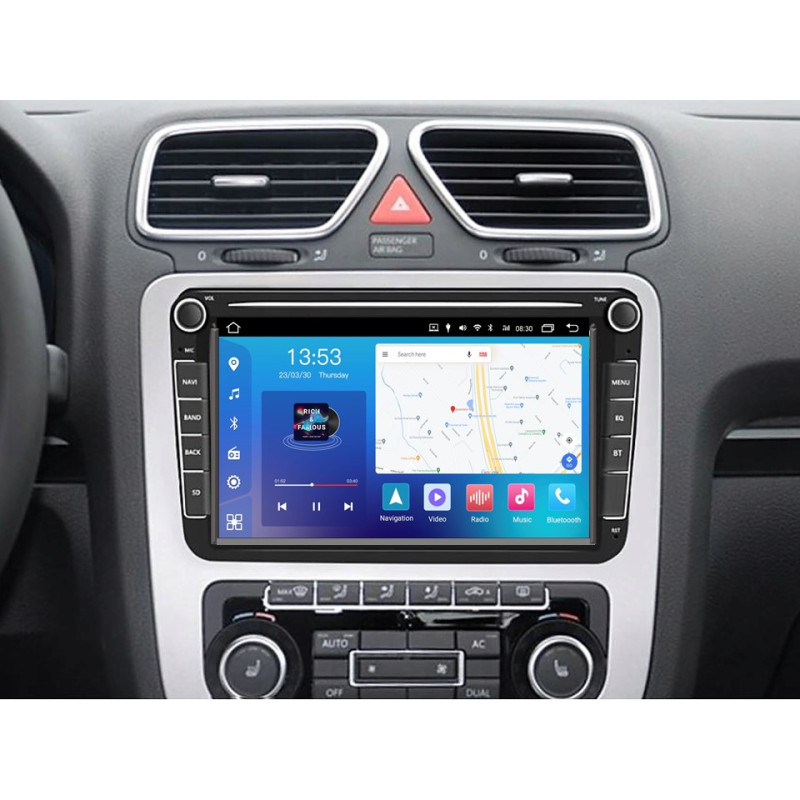 Universal Android head unit FORS.auto for Volkswagen 4 PRO (8", 4+64Gb, CarPlay)