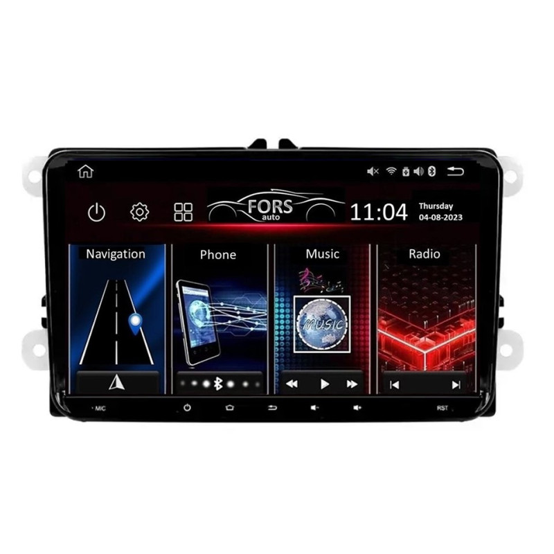 Uniwersalne Radio android FORS.auto do Volkswagena 4 PRO-9 (9