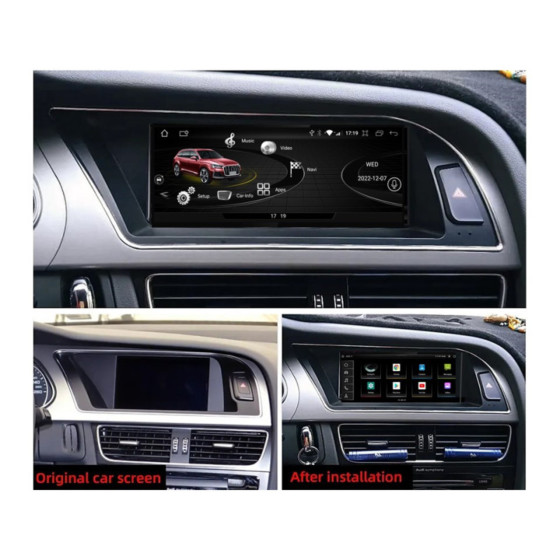 Android head unit FORS.auto for Audi A4/A5/S4/S5/RS4/RS5/B8 Low (4+32Gb, 8.8") 2009-2016
