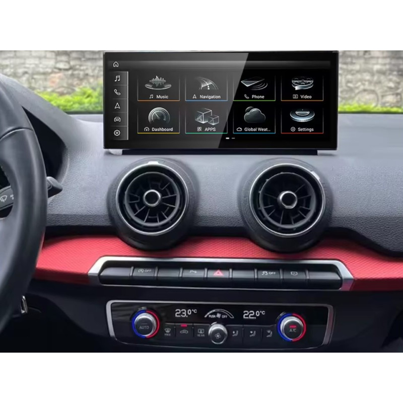 Android head unit FORS.auto for Audi Q2 (8+64Gb, 10.25") 2018-2021