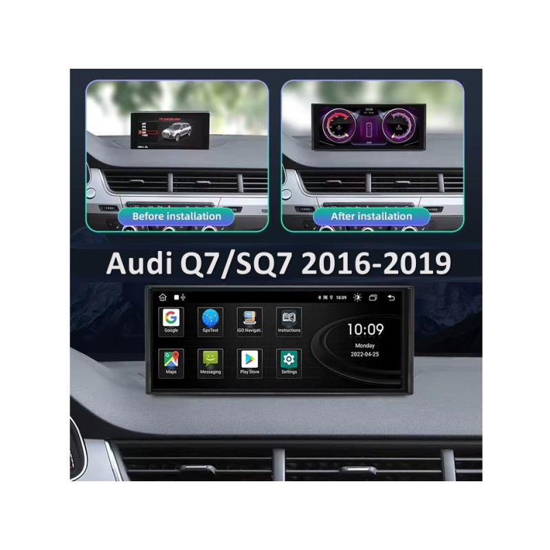 Android head unit FORS.auto for Audi Q7/SQ7 (8+64Gb, 10.25’’) 2016-2019