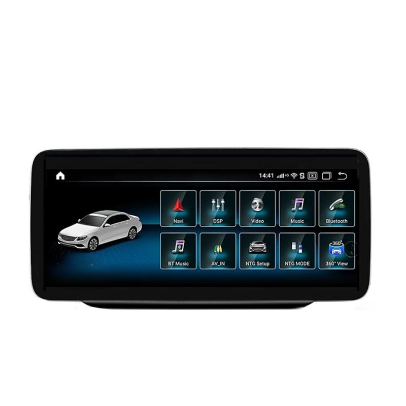 Android head unit FORS.auto for Mercedes-Benz C/GLC-Class NTG 5.5 (W205) (4+32Gb, 10.25") 2019-2020