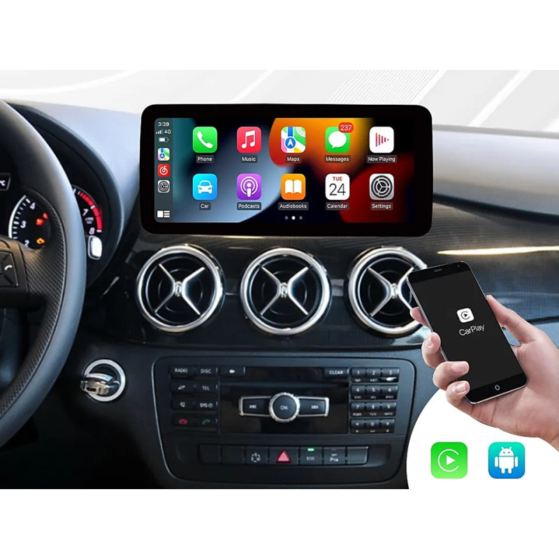 Android head unit FORS.auto for Mercedes-Benz B-Class NTG 5.0 (W246) (4+32Gb, 12.3") 2014-2018