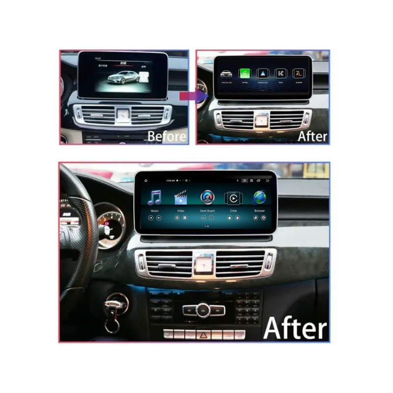 Android head unit FORS.auto for Mercedes-Benz CLS-Class NTG 5.0 (C218/X218) (8+64Gb, 12.3") 2015-2018