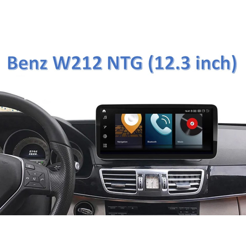 Android head unit FORS.auto for Mercedes-Benz E-Class NTG 5.0 (W212) (4+32Gb, 12.3") 2015-2016