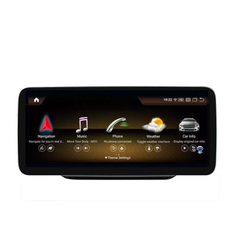 Android head unit FORS.auto for Mercedes-Benz C/GLC-Class NTG 5.5 (W205) (4+32Gb, 12.3") 2019-2020
