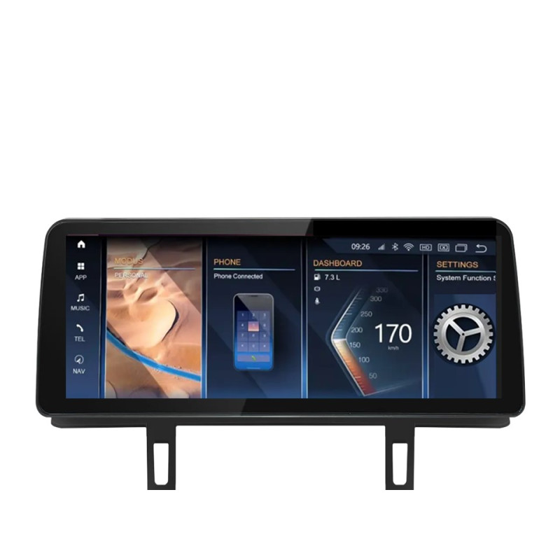 Android head unit FORS.auto for BMW 1 Series E81/E82/E87/E88 CIC (4+32Gb, 12.3") 2009-2014