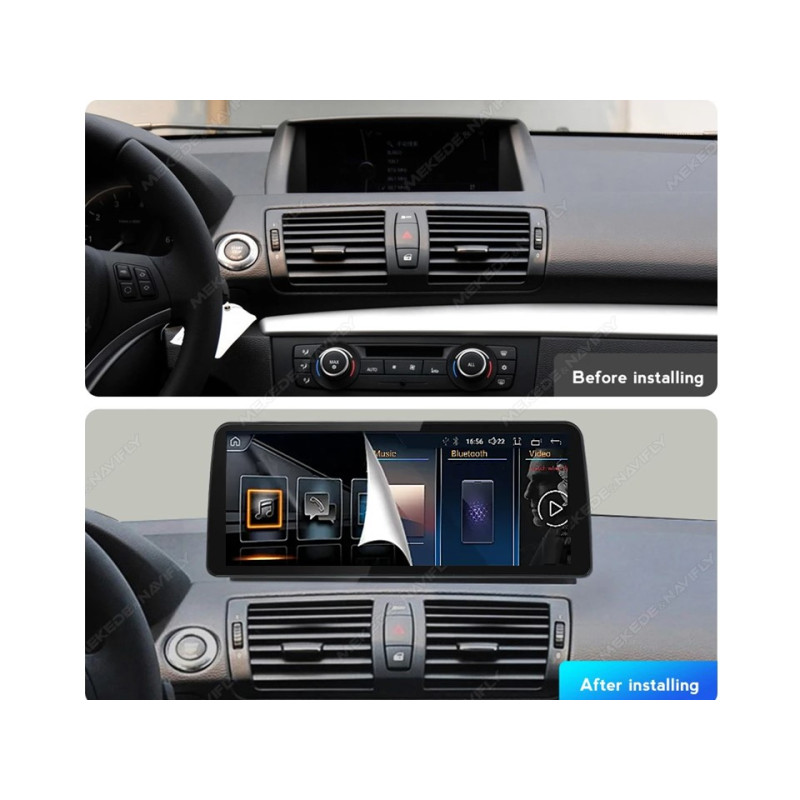 Android head unit FORS.auto for BMW 1 Series E81/E82/E87/E88 CCC (4+32Gb, 12.3") 2004-2008