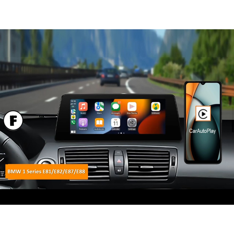 Android head unit FORS.auto for BMW 1 Series E81/E82/E87/E88 CCC (8+64Gb, 10.25") 2004-2008
