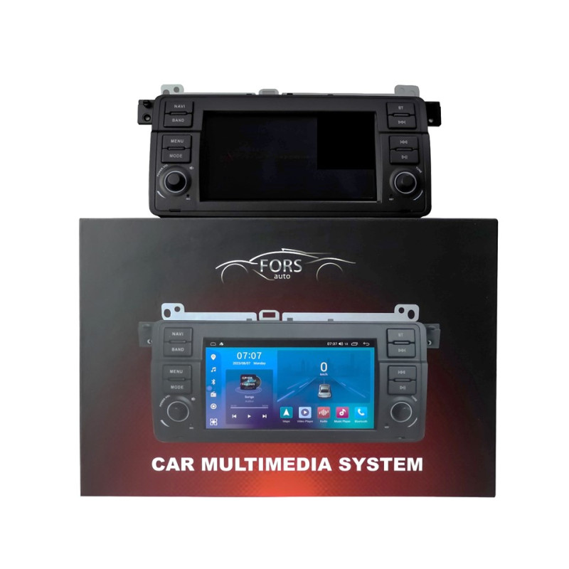Android head unit FORS.auto FS 2 ULTRA BMW E46 (2+32Gb, 7", CarPlay) 1998-2005