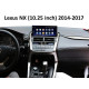 Android head unit FORS.auto for Lexus NX U8N (4+32Gb, 10.25") 2014-2017