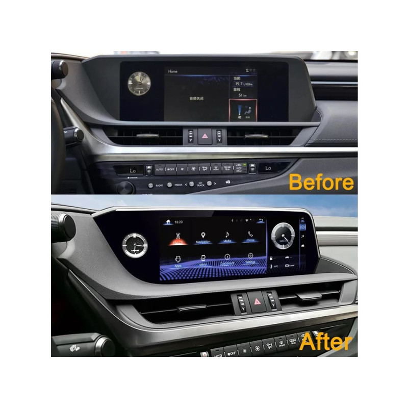 Oryginalna magnetofon FORS.auto dla Lexus ES U8C (8+64GB, 12,3